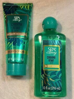 💜 SPA Luxury Cabana Kiwi Body Wash & Lotion